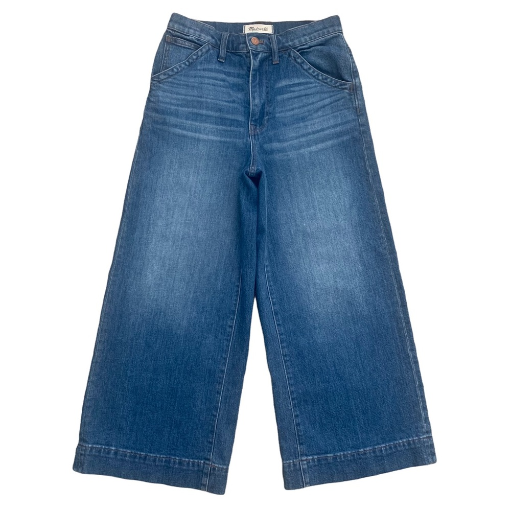 Madewell Wide Leg Crop Denim Jeans Size 27